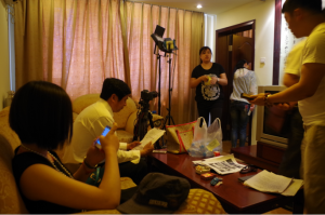 《标准房客》D组拍摄现场